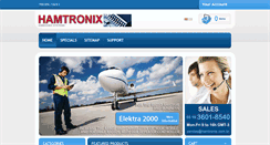 Desktop Screenshot of hamtronix.com.br